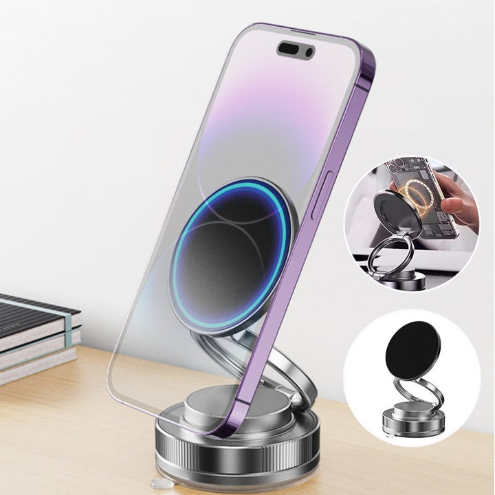 360° Justerbar Vakuum Magnetisk Telefonholder | Luvikno