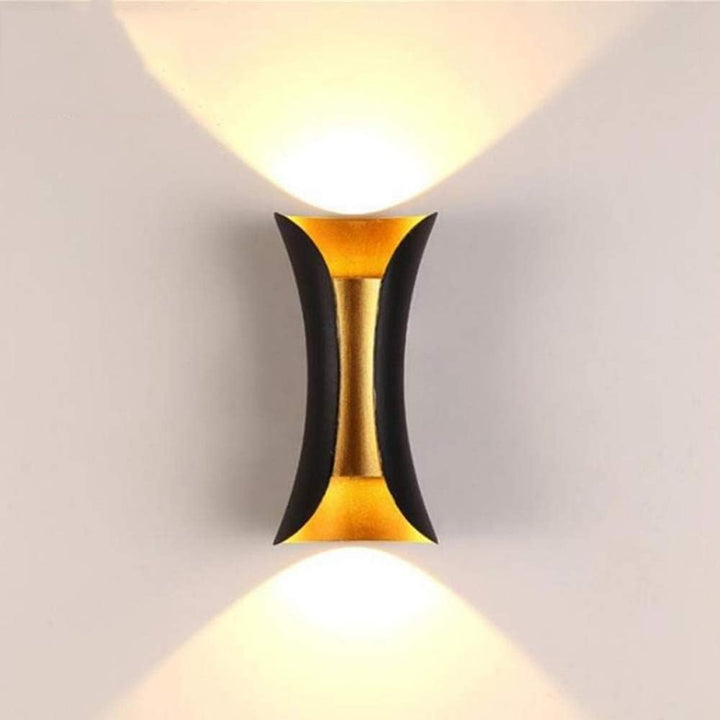 Utendørs LED Vegglampe Aluminium Vanntett Luvikno