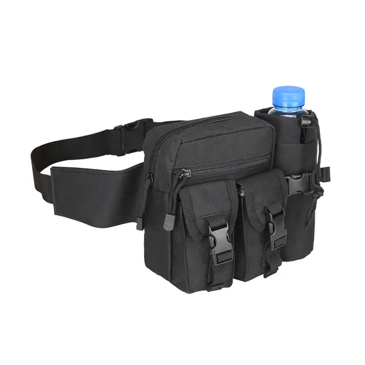 Luvikno | WanderHipBag | Vannavstøtende og lett | Med flaskeholder | Justerbar opp til 118 cm