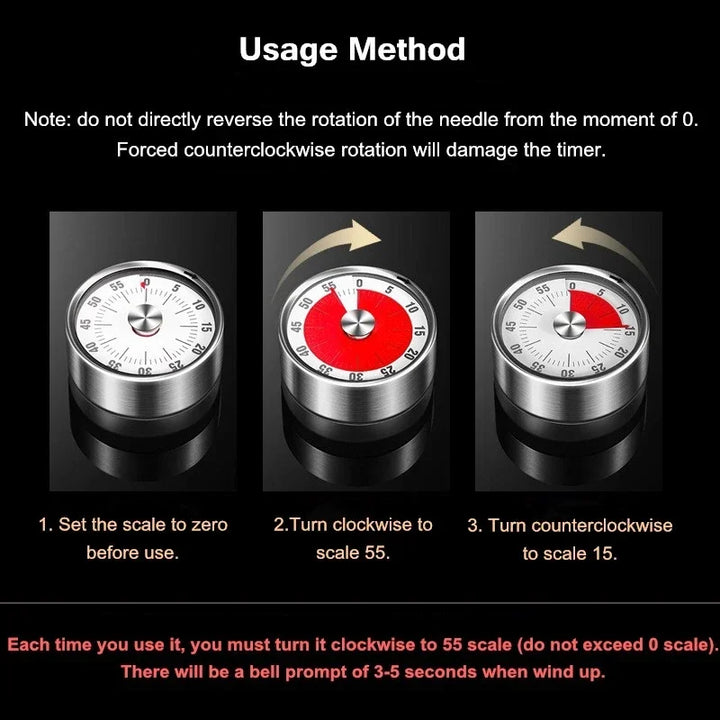 Magnetisk mekanisk manuell timer⏲ | Luvikno