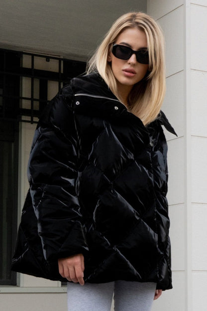 Luvik | istuu tyylikäs tikkikangas takki