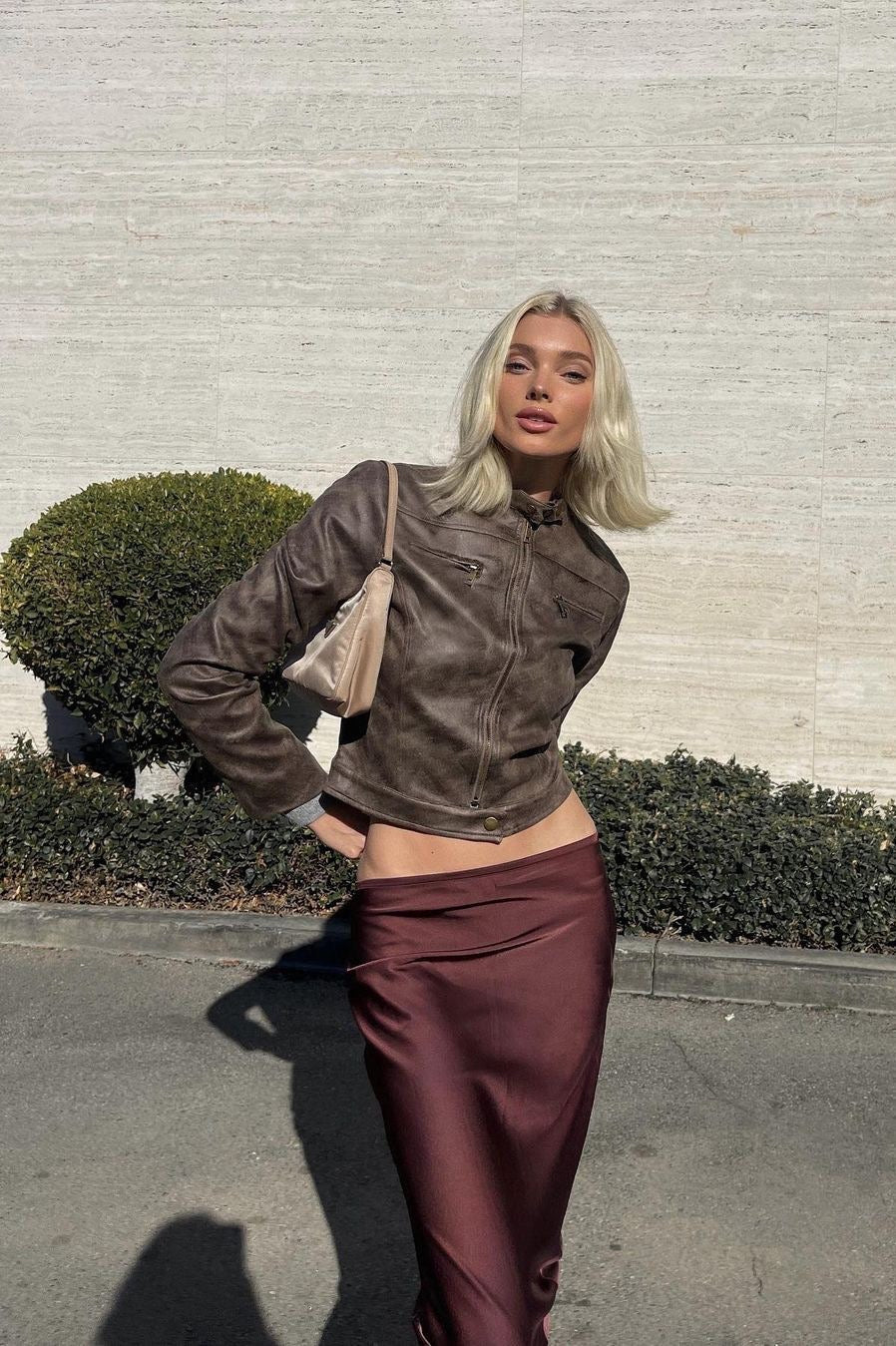 Luvik | Ruskea Nahkajakku