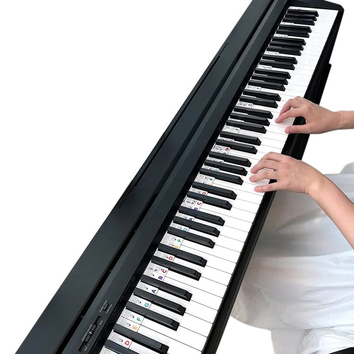 Luvikno | Avtagbare piano-tastatur notetiketter