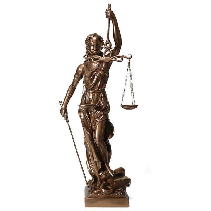 Luvikno | Dekorativ statue av Rettferdighetens Gudinne