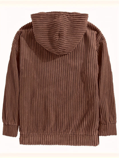 Luvik | Corduroy Komfort Huppari Sweatshirt