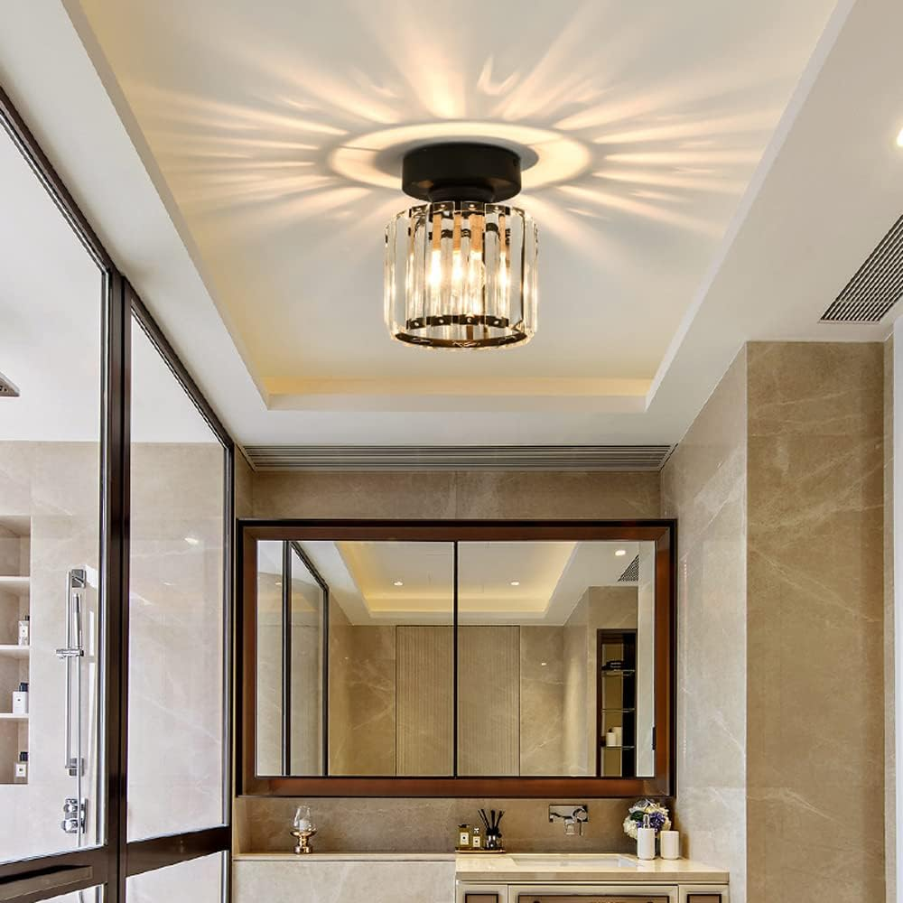 Moderne Krystall Taklampe - CrystalGlow | Luvikno