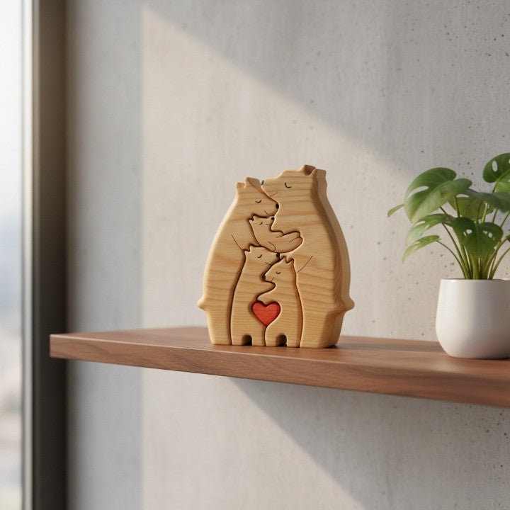 Loving Bears SammenkoLuviknoede Puslespill Dekor | Luvikno