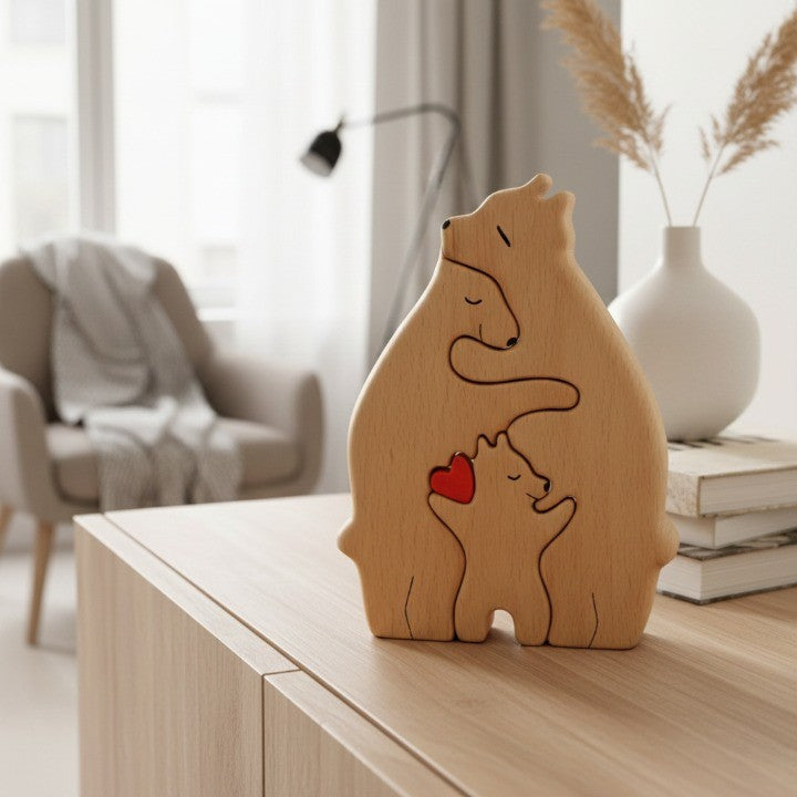 Loving Bears SammenkoLuviknoet Puslespill Dekor | Luvikno