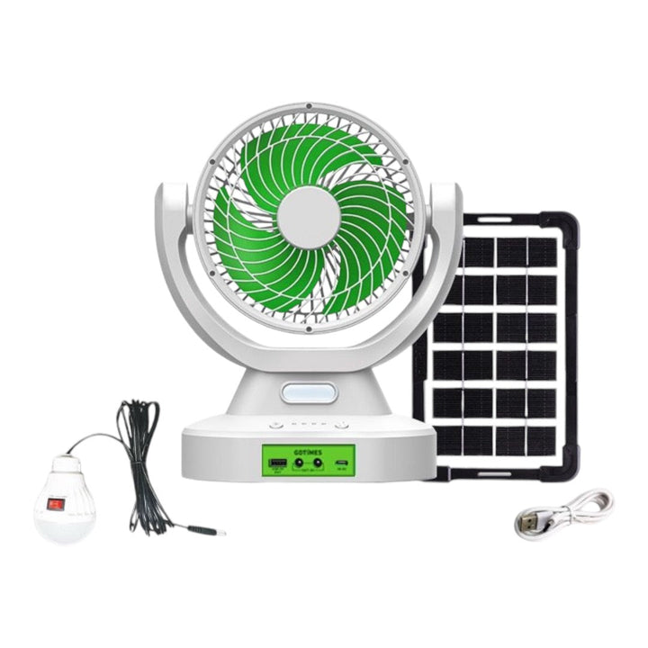 Solarvifte med multifunksjonslys | Luvikno