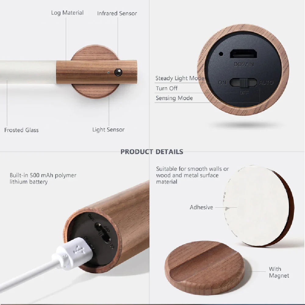 Luvikno | Lightstick Deluxe™ - Trådløs oppladbar vegglampe