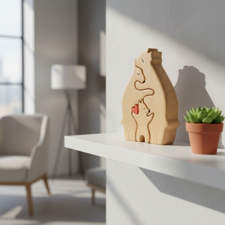 Loving Bears SammenkoLuviknoet Puslespill Dekor | Luvikno