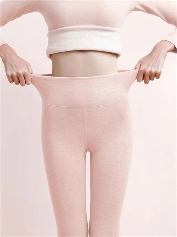 Luvik | Kvinners vinterbukser fleece - Varme leggings med formende effekt