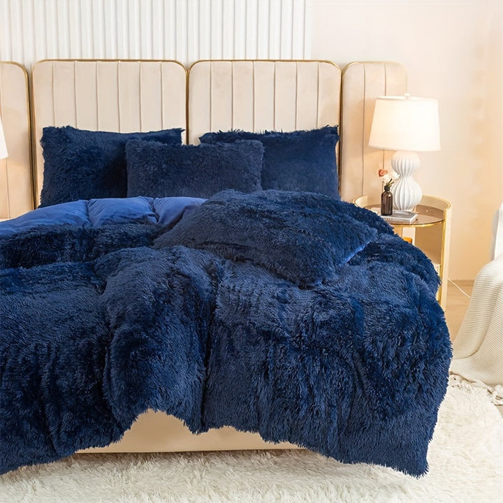 Luvikno | Ultra Soft Plush Duvet Cover Set with Zipper - Luksus & Komfort