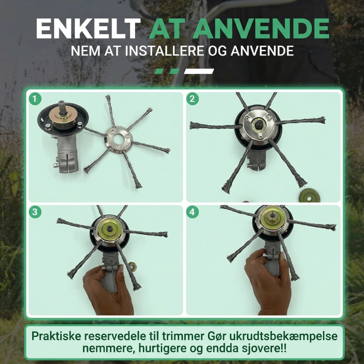 CutForge™ Trimmer Erstatningshode laget av Ståltråd | Luvikno