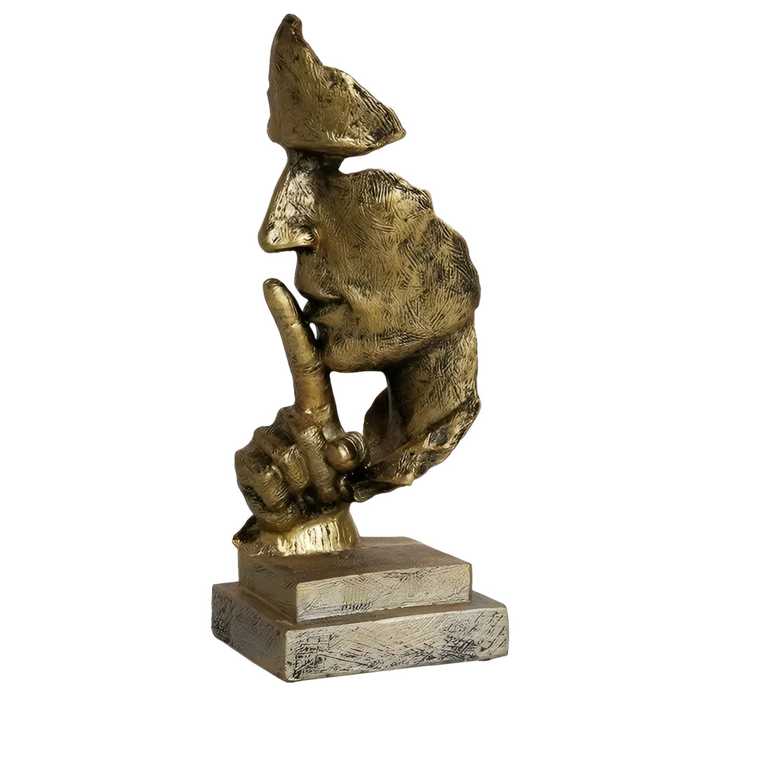 Abstract Thinker Skulptur – Moderne Deco Figur laget av Harpiks | Perfekt for Stue & Kontor | Luvikno