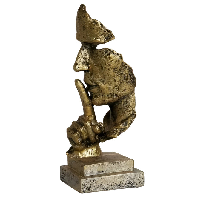 Abstract Thinker Skulptur – Moderne Deco Figur laget av Harpiks | Perfekt for Stue & Kontor | Luvikno