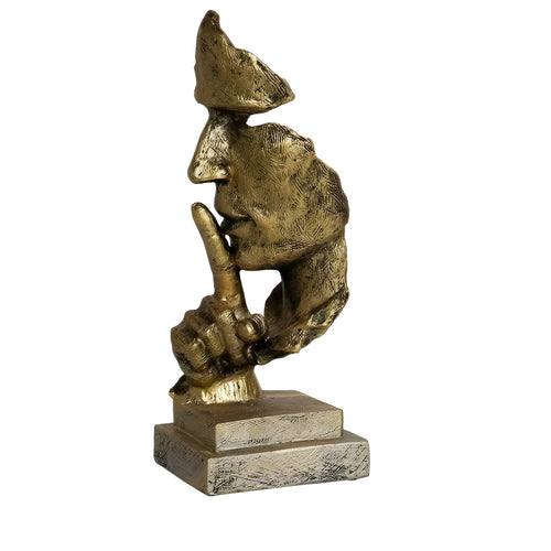 Abstract Thinker Skulptur – Moderne Deco Figur laget av Harpiks | Perfekt for Stue & Kontor | Luvikno