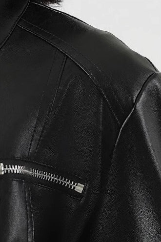 Luvik | PU Biker-stil jakke