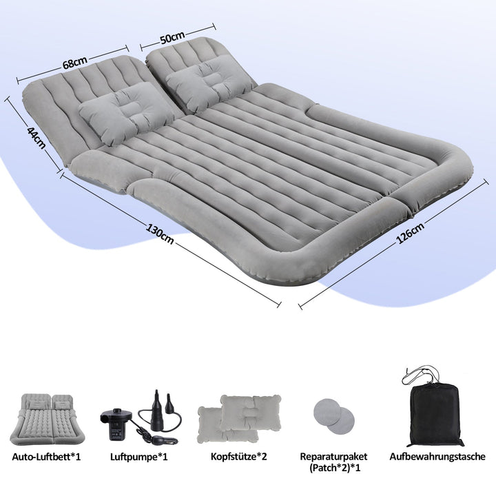 Air Bed Bil Luftmadrass med Pute | Luvikno