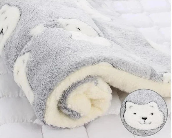 Luvikno | Ultra Myk Katt Teppe – Koselig Flanell Teppe med Katter, Hypoallergenisk og Maskinvaskbart, Perfekt for Alle Katter