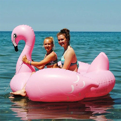Unisex oppustbar flamingo svømme ring Luvikno