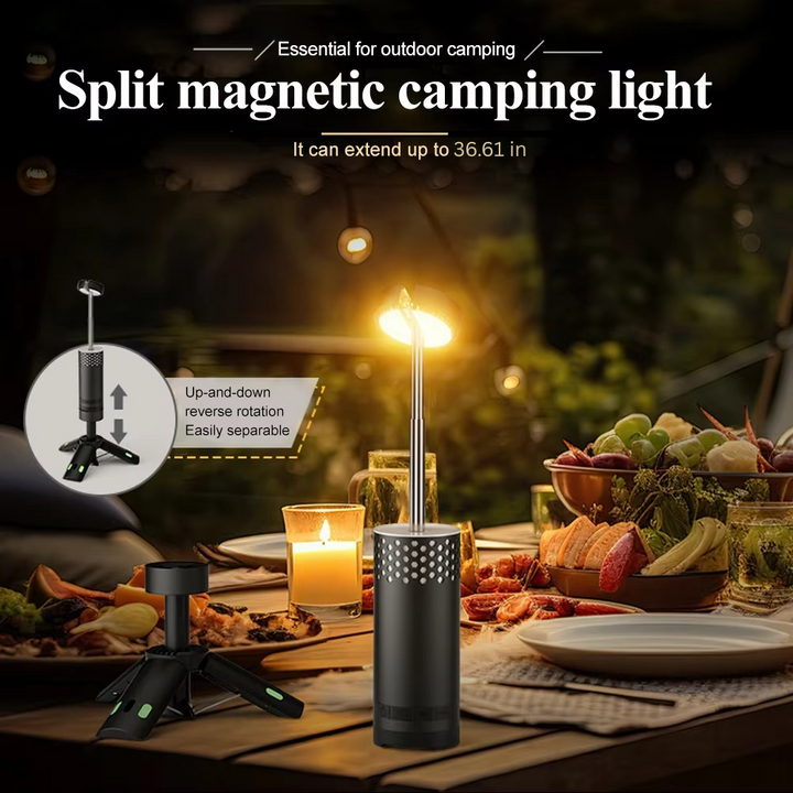 Multifunksjonell LED Campinglykt & Stativ Luvikno
