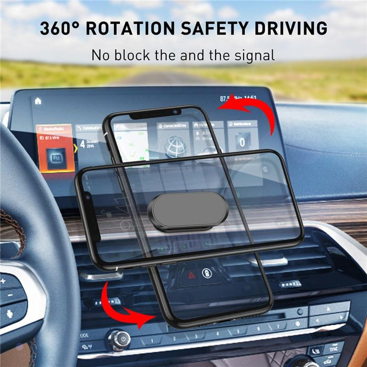 360° Rotatable Compact Car Phone Holder (Magnetic) | Luvikno