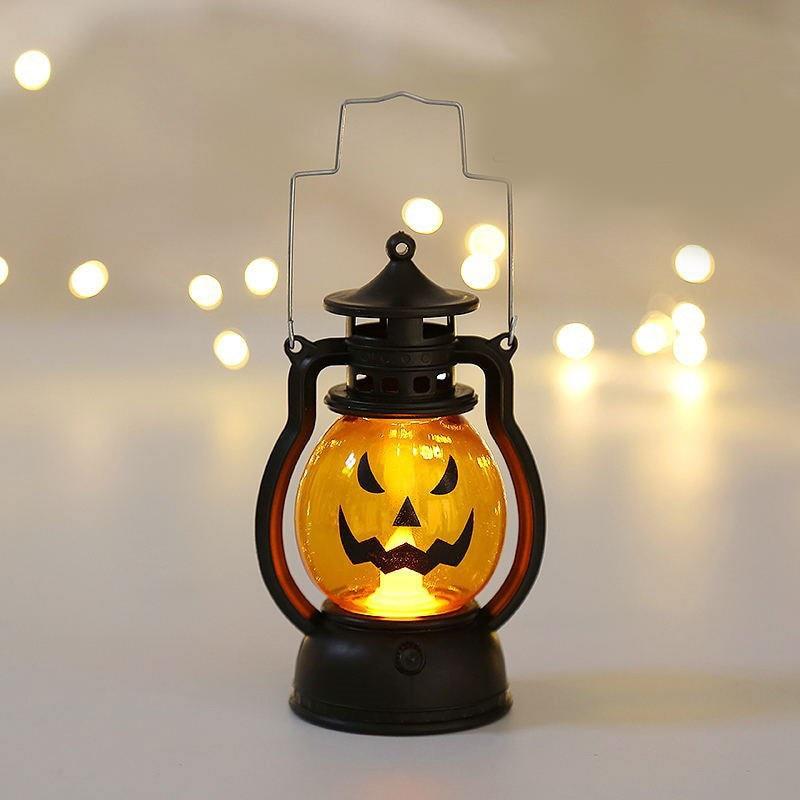 Mini Halloween Skummel Gresskar Hengelampe | Luvikno