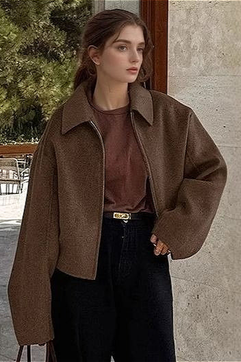 Luvik | Retro Cropped Jakke