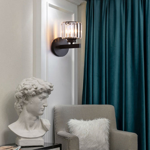 Krystallglass Vegglampe med Moderne Arm Design Luvikno