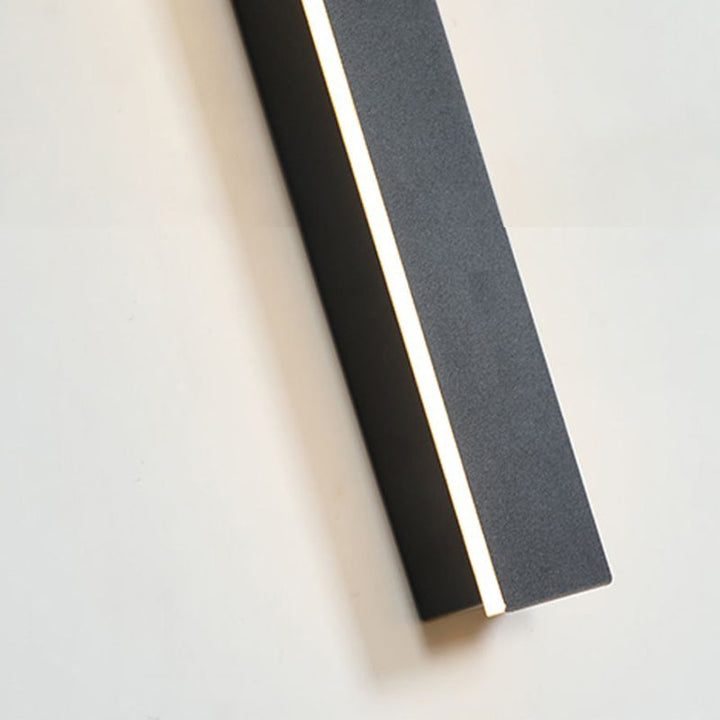 Zenith - Tight LED Vegglamper Svart Metall for Innendørs og Utendørs, Moderne Design for Hage og Hall | Luvikno