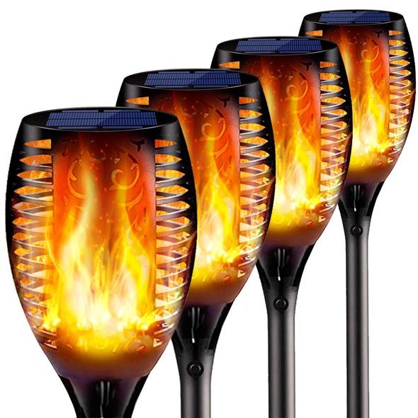 Solar Flame Flammende Lampe Fakkel | Luvikno