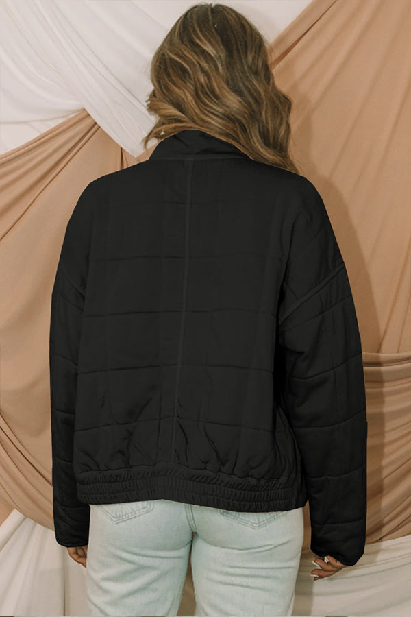 Luvik | Overveske Quiltet Jakke Crop
