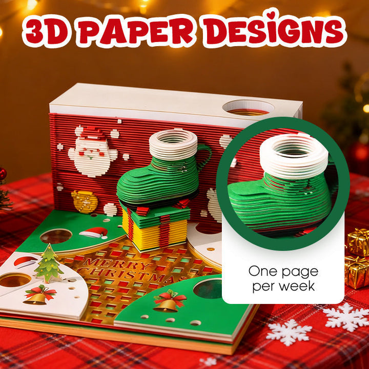 FestiveCalendar – Pynt opp skrivebordet ditt med underholdende 3D-planlegging for ferie. Luvikno