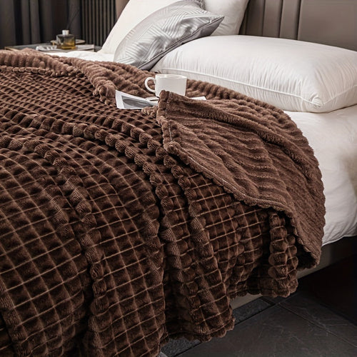 FlannelLuxe – Mykt Fleece Teppe for Comfort Luvikno