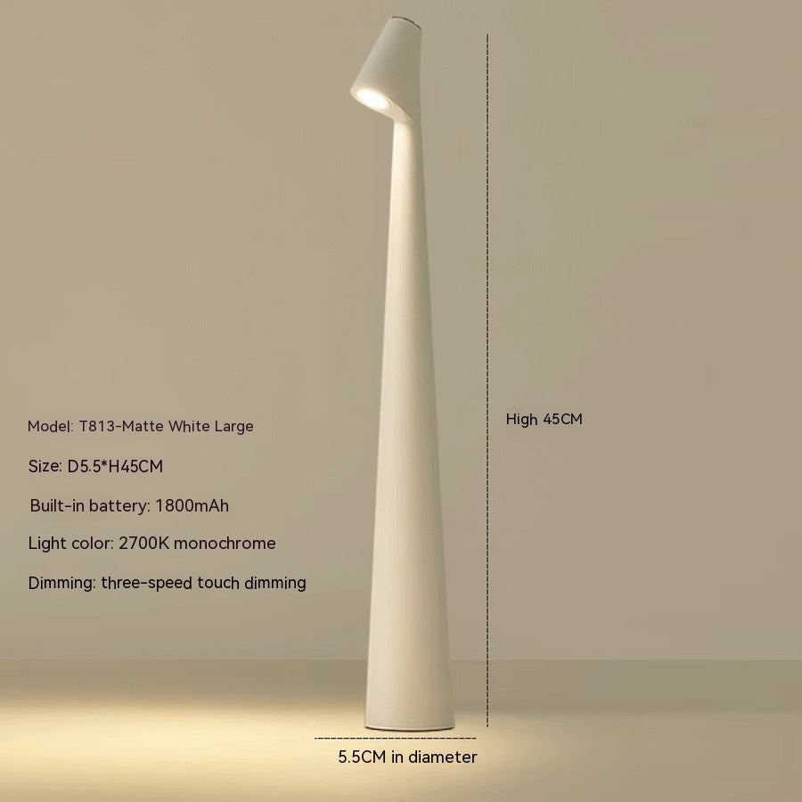 Bordlampe Moderne Rød Metall LED Lys Luvikno