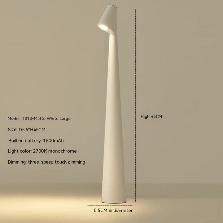 Bordlampe Moderne Rød Metall LED Lys Luvikno