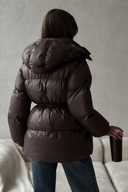 Luvik | Huppu takki, jossa on naru