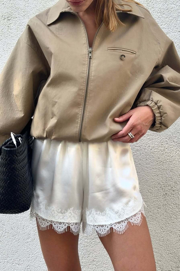 Luvik | Up Croppe Khaki Jakke