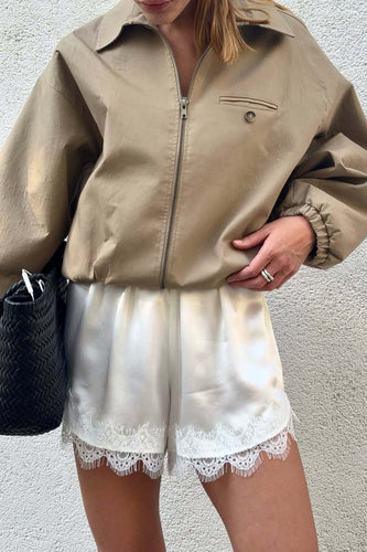 Luvik | Up Croppe Khaki Jakke