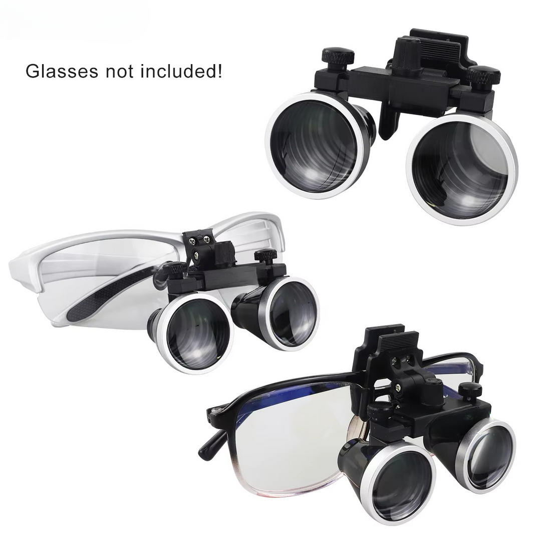 Presisjons tannlege forstørrelsesglass med belagte optiske linser 2.5X & 3.5X Luvikno