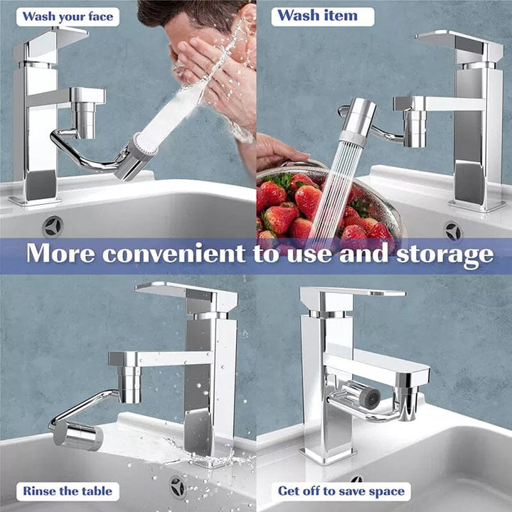 FlexSplash - Premium 1080° roterbar kran for presis vannekontroll Luvikno