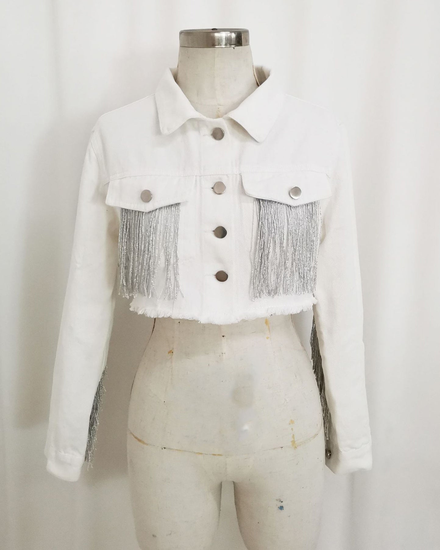 Luvik | Reikäinen farkkutakki