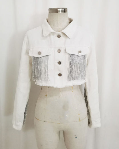 Luvik | Reikäinen farkkutakki