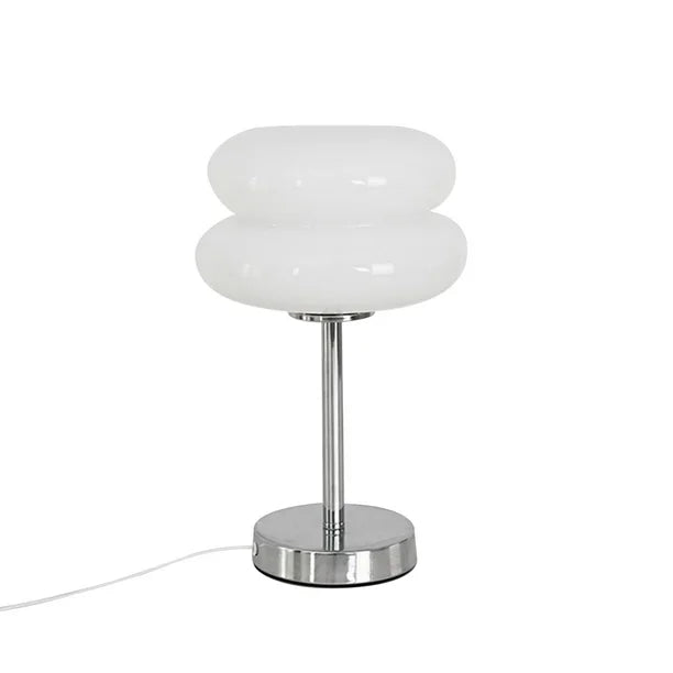 Bordlampe Retro Glasskjerm Luvikno