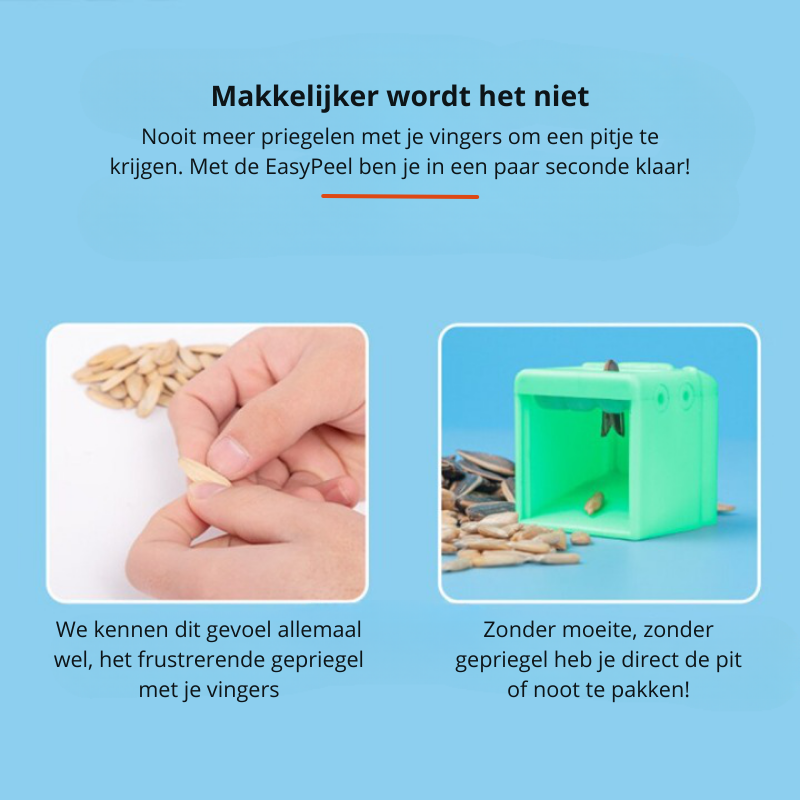 EasyPeel – Effektiv solsikkefrøskalling uten problemer Luvikno