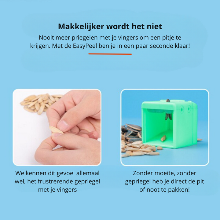 EasyPeel – Effektiv solsikkefrøskalling uten problemer Luvikno