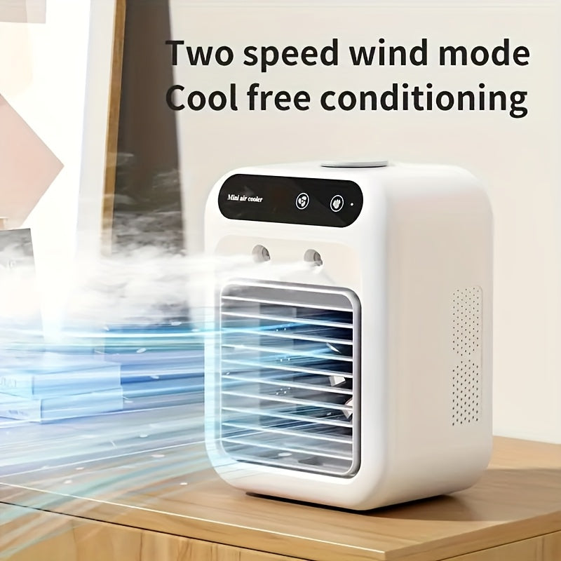 BriesKoel Mini Air Cooler med Vifte og Luftfukter | Luvikno