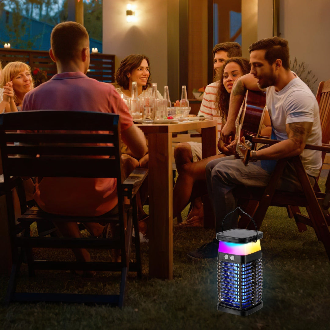 Solar Myggavstøtende Lampe UV Lys Mygg Lampe RGB | Luvikno