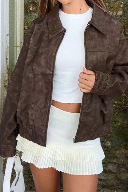 Luvik | Print Stand Collar Jacket